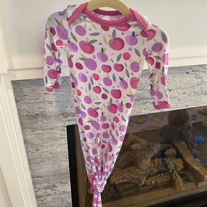 Little Sleepies bunting tied gown